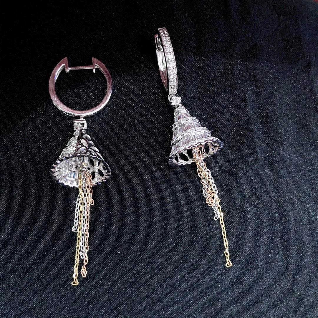 Sparkling Diamond Bell Earrings - A Must-Have Jewelry Piece - Jeweler.Jewelry