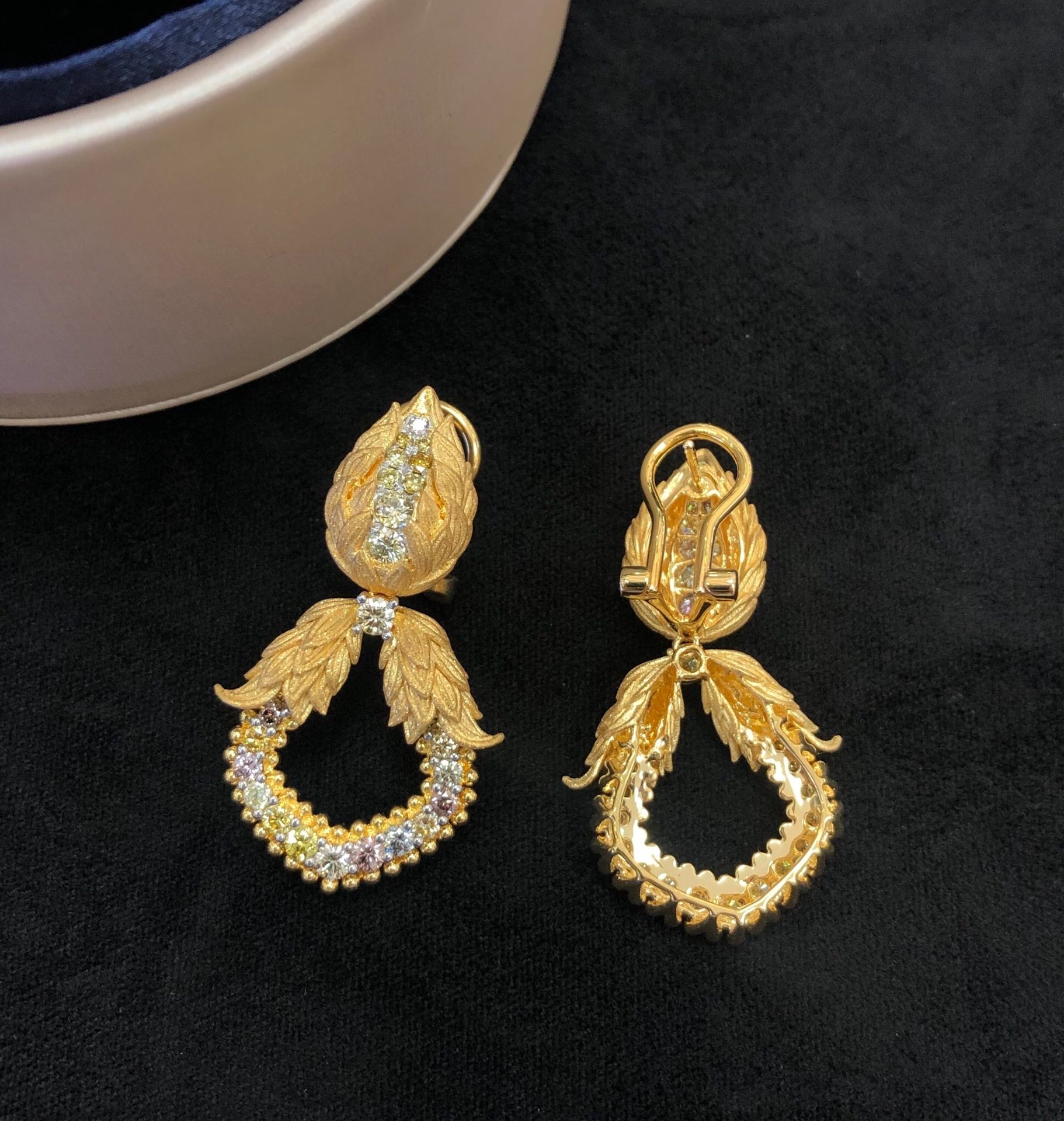 Sparkling Diamond Bud Earrings - Exclusive Jewelry Piece Jeweler.Jewelry