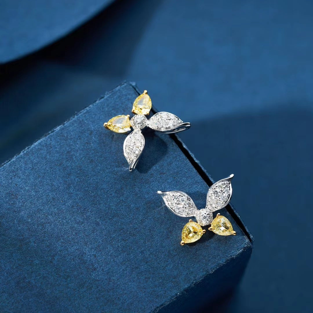 Sparkling Diamond Butterfly Earrings - A Must-Have Jewelry Piece Jeweler.Jewelry