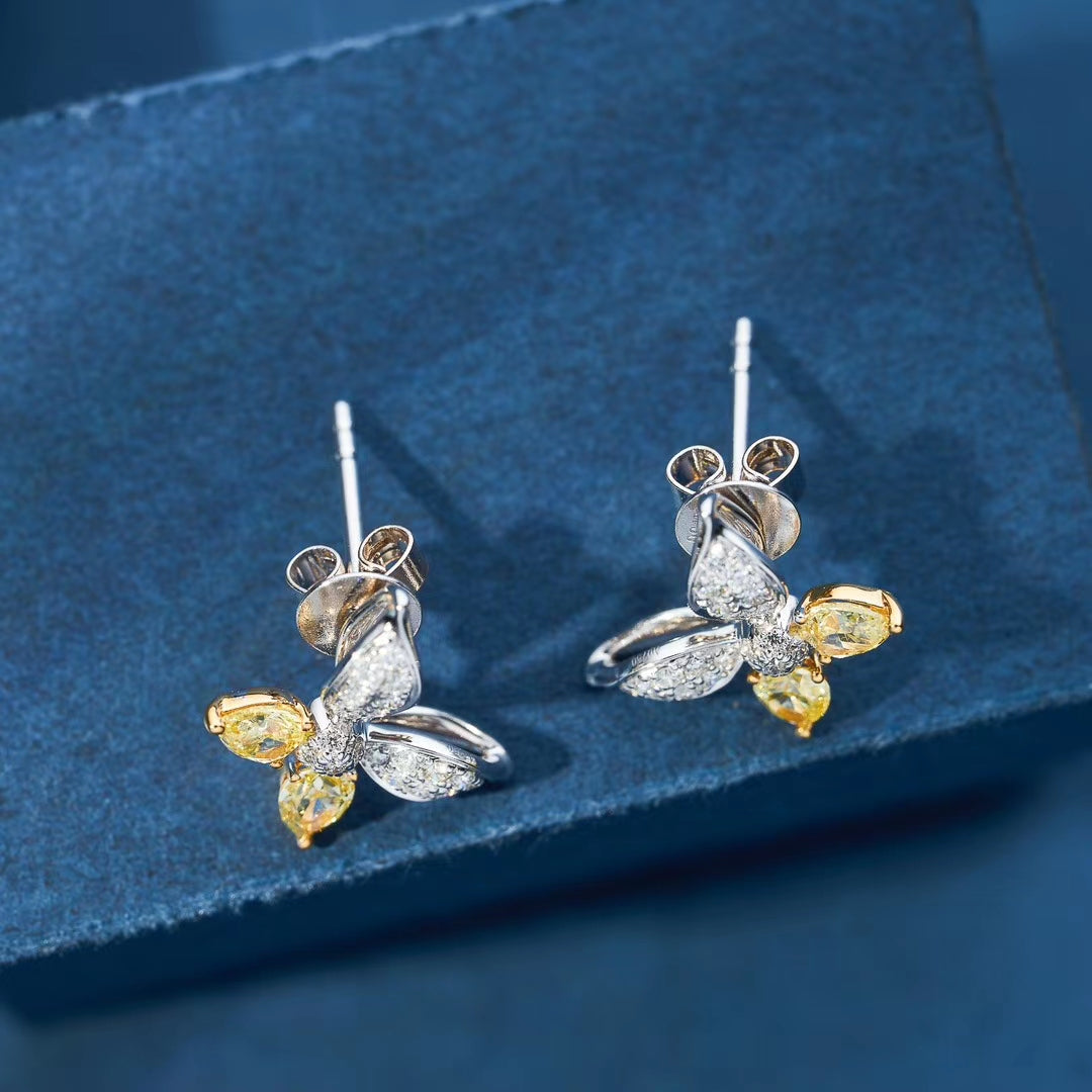 Sparkling Diamond Butterfly Earrings - A Must-Have Jewelry Piece Jeweler.Jewelry