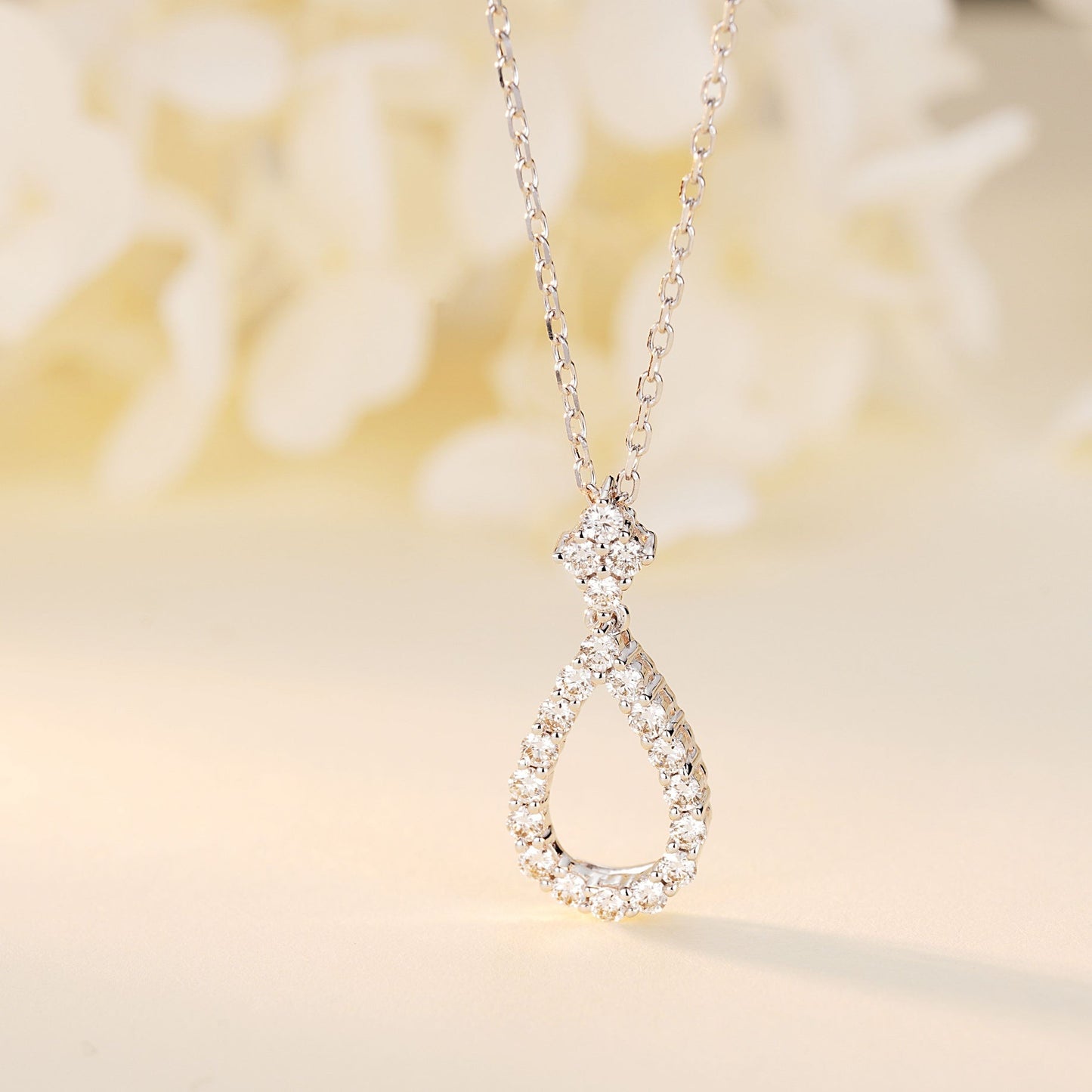 Sparkling Diamond Pendant - A Unique Jewelry Piece - White Diamond Pendant