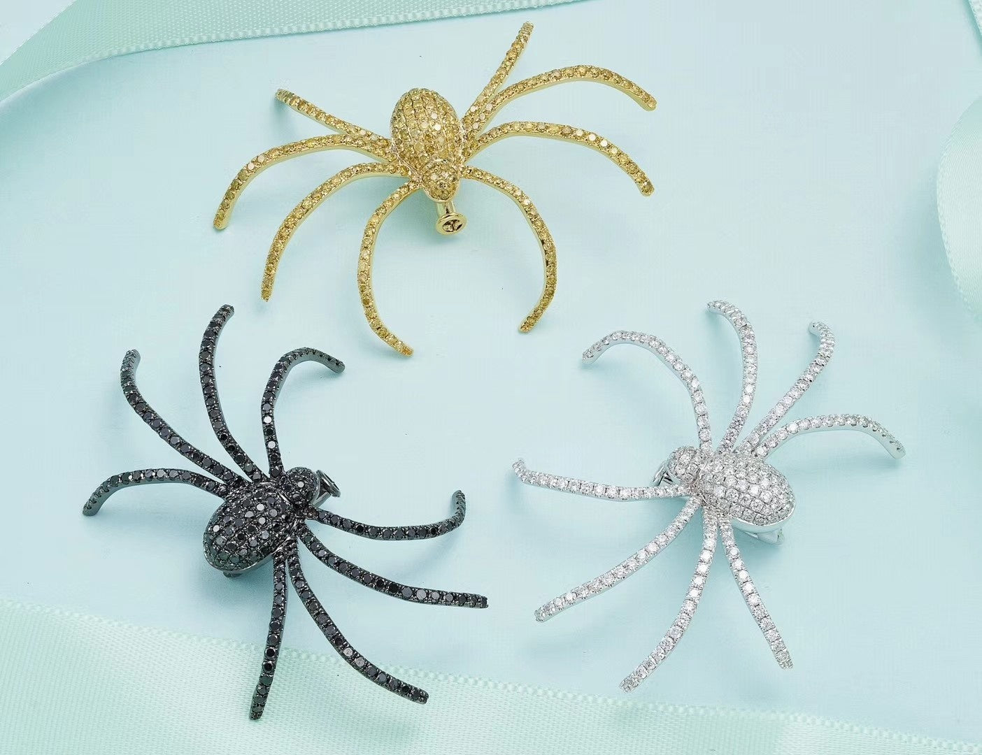 Sparkling Spider Brooch Jewelry Collection - Brooch