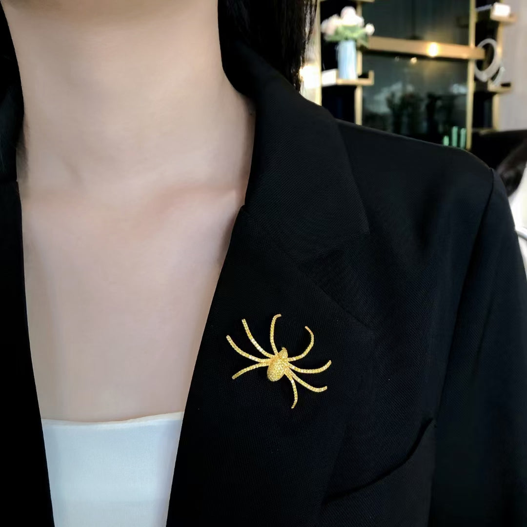 Sparkling Spider Brooch Jewelry Collection - Brooch