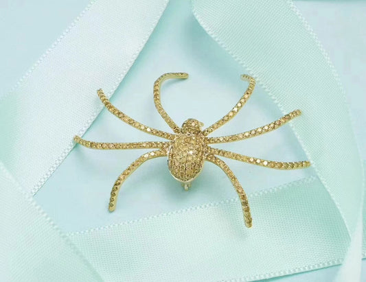 Sparkling Spider Brooch Jewelry Collection - Brooch