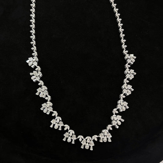 Sparkling Starry Night Necklace - Premium Jewelry Collection - White Diamond Necklace