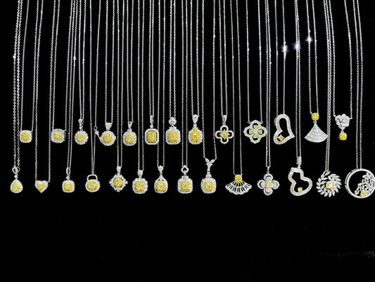 Yellow Diamond Pendant Collection - Luxurious Jewelry for Every Occasion - Yellow Diamond Pendant